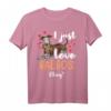 Galgo Español Hund mit Plüschtier und Herzen T-Shirt – Lustiges Hunde Motiv für Hundehalter, Fans und Kinder