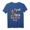Galgo Español Hund mit Plüschtier und Herzen T-Shirt – Lustiges Hunde Motiv für Hundehalter, Fans und Kinder