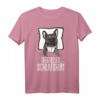 Offizielles Schlafshirt französische Bulldogge Frenchie - Bequemer Hundeschlafanzug, Geschenkidee für Bulldoggenfans, Weihnachten & Geburtstag