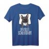 Offizielles Schlafshirt französische Bulldogge Frenchie - Bequemer Hundeschlafanzug, Geschenkidee für Bulldoggenfans, Weihnachten & Geburtstag