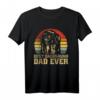 Best Dackel Teckel Hund Welpe Retro Papa Geschenk T-Shirt – Perfekt für Hundeliebhaber, Väter & Hundebesitzer zu Weihnachten, Geburtstag & Vatertag