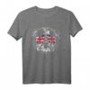 Englische Bulldogge Union Jack Flagge Hund Hunde T-Shirt – Perfektes Geschenk für Hundeliebhaber, Herrchen und Frauchen