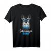 Lustiges Hunde Papa Geschenk T-Shirt für Herrchen & Zwergschnauzer Liebhaber - Perfektes Geschenk für Vatertag, Geburtstag & Weihnachten