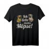 Möpse Mops Liebe Vintage T-Shirt mit süßer Hunde Grafik – Lustiges Geschenk für Hundeliebhaber, Hundemamas & Gassirunden-Fans