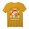 Frohe Waunachten Weihnachten Hund Inu T-Shirt - Lustiges Ugly Sweater Design für Hundeliebhaber, Hundepapa & Tierärzte als Geschenk