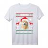 Frohe Waunachten Weihnachten Hund Inu T-Shirt - Lustiges Ugly Sweater Design für Hundeliebhaber, Hundepapa & Tierärzte als Geschenk
