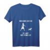 Damen Hund Zieht Nie I Girly T-Shirt mit V-Ausschnitt – Lustiges Geschenk für Hundefrauen, Mädels & Hundeliebhaberinnen zum Geburtstag & Weihnachten