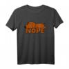 Nope T-Shirt für Faulpelze mit Dackel Motiv – Lustiges Geschenk für Hundeliebhaber, Faulenzer & Fans, ideal zum Geburtstag, Muttertag, Vatertag & Weihnachten