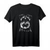 Lustiges Zwergschnauzer Sonnenbrille T-Shirt – Perfektes Geschenk für Hundeliebhaber und Züchter
