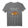 Anatomy Of A Pomeranian Lustiges Hund Geschenk T-Shirt – Perfekt für Hundeliebhaber & Zwergspitz Fans