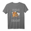 Irish Terrier Kuscheltier Schlafshirt - Lustiges Hund T-Shirt für Hundehalter, Kinder und Tierliebhaber
