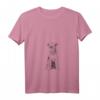 Damen Sitzinder Welsh Terrier Hund T-Shirt mit V-Ausschnitt – Perfektes Geschenk für Hundeliebhaber und Welsh Terrier Fans
