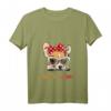 Damen HapFrog T-Shirt mit V-Ausschnitt - Lustiges Chihuahua & Haustier Motiv, Perfekt als Geburtstagsgeschenk für Hundeliebhaberinnen