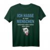 Ich Hasse Menschen Listenhunde Vorurteile Rasseliste Hunde T-Shirt – Lustiges Gassi Outfit für Hundebesitzer, Hundeschule & Hundesport