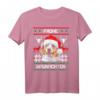 Australian Shepherd Frohe Waunachten Weihnachten Hund Auss T-Shirt – Lustiges Hundeliebhaber Geschenk im Ugly Sweater Stil
