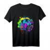 Splash Art Neufundländer Hundehalter Geschenkidee Hunde T-Shirt – Lustiges Hundeshirt für Hundeliebhaber, Hundebesitzer & Hundefans