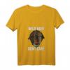 Damen Lagotto Romagnolo & Barbet Hunde T-Shirt mit V-Ausschnitt - Wild Hair Don't Care, perfektes Geschenk für Hundeliebhaberinnen mit natürlichen Haaren oder Bart
