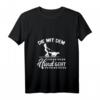 Damen T-Shirt mit V-Ausschnitt für Hundemamas & Hundeliebhaberinnen - Perfekt als Geschenk zu Weihnachten & Geburtstag