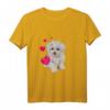 Lustiges Hundemotiv Langarmshirt mit Malteser Hund und Herz – Perfekt für Hundeliebhaber, Hundemama & Hundepapa