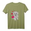 Lustiges Hundemotiv Langarmshirt mit Malteser Hund und Herz – Perfekt für Hundeliebhaber, Hundemama & Hundepapa