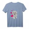 Lustiges Hundemotiv Langarmshirt mit Malteser Hund und Herz – Perfekt für Hundeliebhaber, Hundemama & Hundepapa