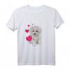 Lustiges Hundemotiv Langarmshirt mit Malteser Hund und Herz – Perfekt für Hundeliebhaber, Hundemama & Hundepapa