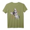 Niedliches Französische Bulldoggen Love Is Frenchie Hundemama T-Shirt – Das perfekte Geschenk für Bulldoggen-Liebhaber, Hundemamas & Papas