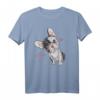 Niedliches Französische Bulldoggen Love Is Frenchie Hundemama T-Shirt – Das perfekte Geschenk für Bulldoggen-Liebhaber, Hundemamas & Papas