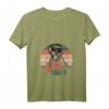 Damen Lustiges Retro Best Dog Mom Ever Hundemama T-Shirt mit V-Ausschnitt – Perfektes Geschenk für Hundeliebhaberinnen zu Geburtstags, Weihnachten & Muttertag