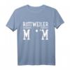Rottweiler Hundemama T-Shirt – Klassisch geschnitten, doppelt genähter Saum, perfekt für Hundeliebhaberinnen