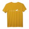 Norwich Terrier Hund Herzschlag EKG Lustiges Hundemama T-Shirt – Perfektes Geschenk für Hundeliebhaber zum Muttertag und für Männer