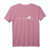 Norwich Terrier Hund Herzschlag EKG Lustiges Hundemama T-Shirt – Perfektes Geschenk für Hundeliebhaber zum Muttertag und für Männer
