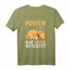 Positiv auf müde getestet Hund Schlafshirt – Lustiges T-Shirt für Morgenmuffel, Langschläfer & Hundeliebhaber, ideales Weihnachtsgeschenk