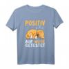 Positiv auf müde getestet Hund Schlafshirt – Lustiges T-Shirt für Morgenmuffel, Langschläfer & Hundeliebhaber, ideales Weihnachtsgeschenk