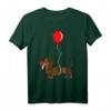 Lustiges Dackel Hundemama Hundepapa T-Shirt mit Ballon – Perfektes Geschenk für Dackel-Liebhaber und Hundebesitzer