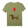 Lustiges Dackel Hundemama Hundepapa T-Shirt mit Ballon – Perfektes Geschenk für Dackel-Liebhaber und Hundebesitzer
