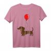 Lustiges Dackel Hundemama Hundepapa T-Shirt mit Ballon – Perfektes Geschenk für Dackel-Liebhaber und Hundebesitzer