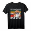 Herren Best Pomeranian Dad Ever Bester Hunde Papa Vatertag T-Shirt – Lustiges Geschenk für Zwergspitz Liebhaber & Hundebesitzer