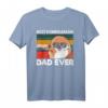 Herren Best Pomeranian Dad Ever Bester Hunde Papa Vatertag T-Shirt – Lustiges Geschenk für Zwergspitz Liebhaber & Hundebesitzer