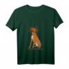 Damen Süßer Ridgeback Welpen liebt Hundemama T-Shirt mit V-Ausschnitt – Perfekt als Geschenk für Hundemütter & Hundeliebhaber