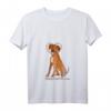 Damen Süßer Ridgeback Welpen liebt Hundemama T-Shirt mit V-Ausschnitt – Perfekt als Geschenk für Hundemütter & Hundeliebhaber