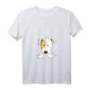 Damen Süßer Jack Russell Terrier T-Shirt mit V-Ausschnitt – Lustiges Hundedesign als Geschenk für Hundeeltern, Kinder und Hundeliebhaber