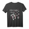 Immer an meiner Seite Hundepfoten Hunde Sprüche Paw Dog Mom T-Shirt – Geschenk für Hundebesitzer & Hundeliebhaber