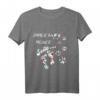 Immer an meiner Seite Hundepfoten Hunde Sprüche Paw Dog Mom T-Shirt – Geschenk für Hundebesitzer & Hundeliebhaber