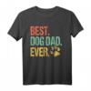 Retro Vintage Best Dog Dad Ever Hundepapa Vatertag Geschenk T-Shirt – Perfektes Geschenk für Hundeliebhaber und Tierfans