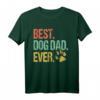 Retro Vintage Best Dog Dad Ever Hundepapa Vatertag Geschenk T-Shirt – Perfektes Geschenk für Hundeliebhaber und Tierfans