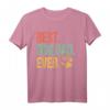 Retro Vintage Best Dog Dad Ever Hundepapa Vatertag Geschenk T-Shirt – Perfektes Geschenk für Hundeliebhaber und Tierfans