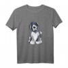 Schwarz Weißer Neufundländer & Landseer Comic Fun T-Shirt – Lustiges Hundemotiv für Hundeliebhaber, Kinder & Erwachsene, Perfekt als Geschenk