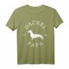 Dackel Papa Teckel Dachshund Dad Hundebesitzer Geschenk T-Shirt - Perfektes Vatertagsgeschenk für Hundeliebhaber und Dackelzüchter