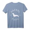 Dackel Papa Teckel Dachshund Dad Hundebesitzer Geschenk T-Shirt - Perfektes Vatertagsgeschenk für Hundeliebhaber und Dackelzüchter